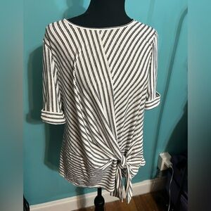 #43 Front tie blouse